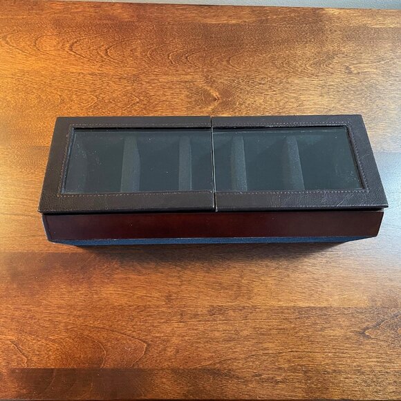 Ampersand Wooden Watch Case - Picture 1 of 5